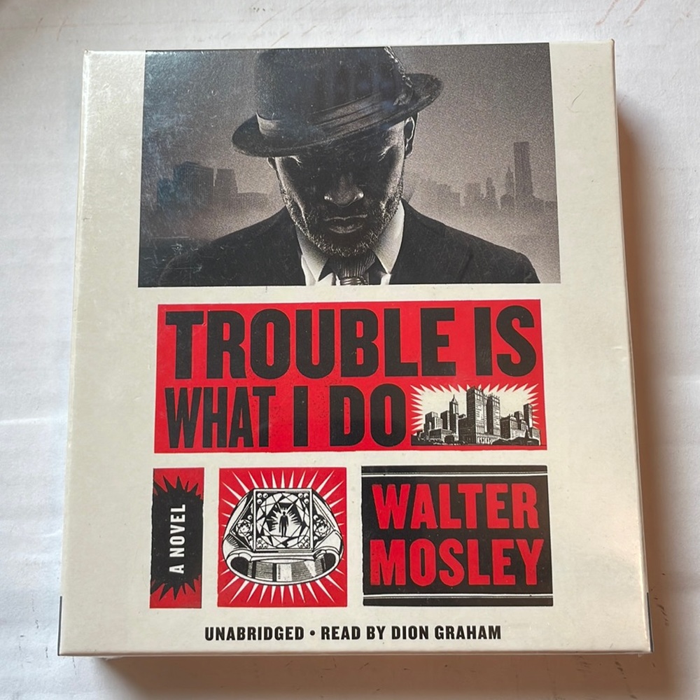 Walter Mosley Trouble is what I do on cd new